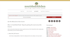 Desktop Screenshot of nourishedkitchencookeryschool.com