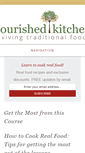 Mobile Screenshot of nourishedkitchencookeryschool.com